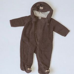 Carter’s Warm Baby One Piece - Brown Bear - Size 6M